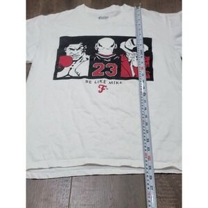 Filthy Dripped Be Like Mike Graphic Tee Mens Medium White Jordan Tyson Jackson